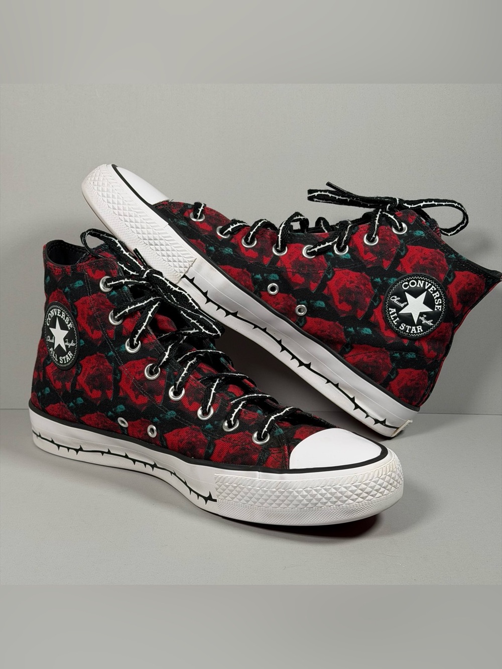 Converse CONS Chuck Taylor Pro Much Love Roses Mens 11 Womens 13 Hi A01578C
